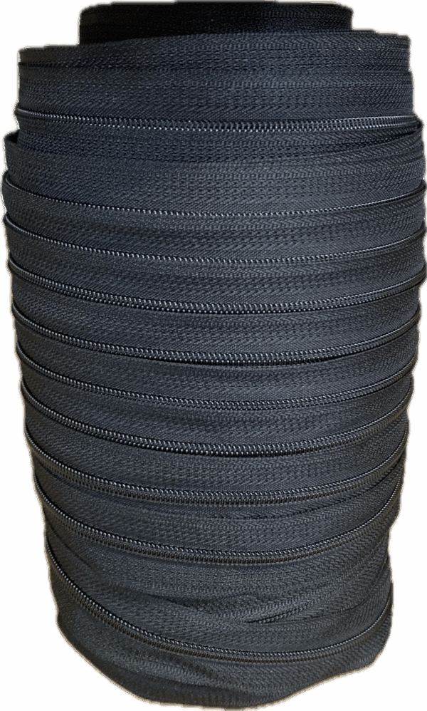 FERMETURE ECLAIRE YKK SPIRALE NOIR 5MM ROULEAU DE 50M – Image 3