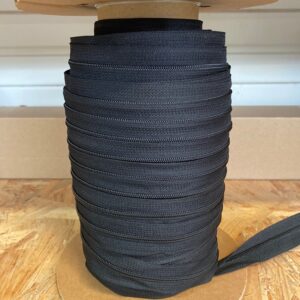 FERMETURE ECLAIRE YKK SPIRALE NOIR 5MM ROULEAU DE 50M