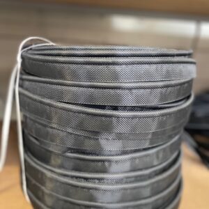JONC 7.5MM AVEC RALINGUE BLANC ou NOIR AU ML