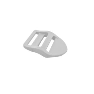 BOUCLE REGLEUR RENFORCE BLANC POUR SANGLE DE 25 MM par lot de 10 unités