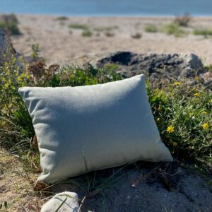 Coussin SIGNATURE outdoor indoor 50x40 SUNBRELLA HERITAGE MOSS