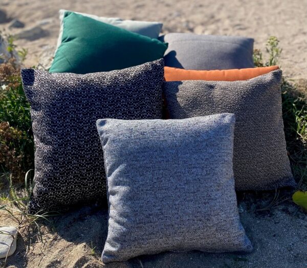 Coussin SIGNATURE outdoor indoor 40x40 SUNBRELLA TUNDRA ATLANTIS – Image 2